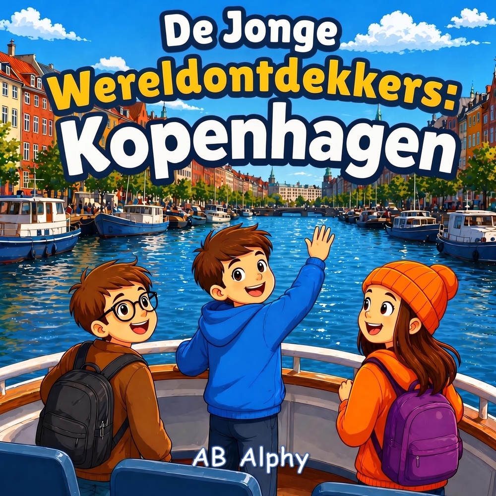 De Jonge Wereldontdekkers: Kopenhagen: Een kleurrijk avontuur langs grachten, kastelen en cultuur met Nora, Max en Leo cover