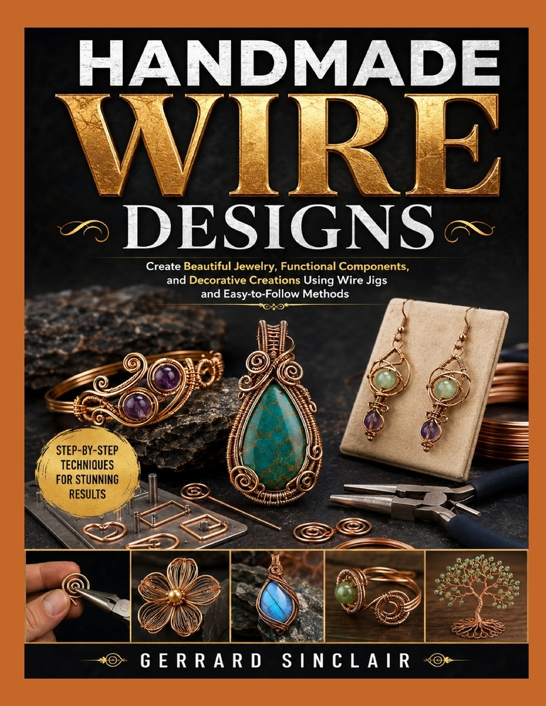 Handmade Wire Designs: Create Beautiful Jewelry, Functional Components, and Decorative Creations Using Wire Jigs and Easy-to-Follow Methods cover