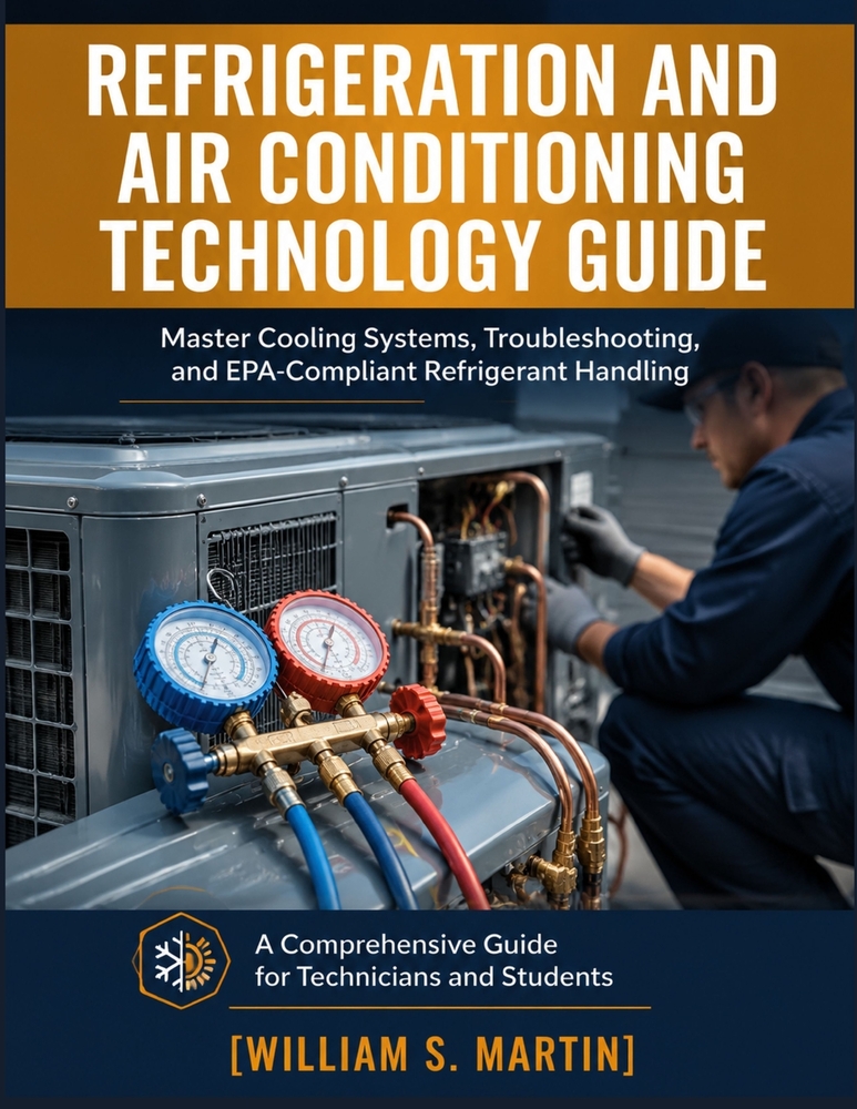 Refrigeration and Air Conditioning Technology Guide: Master Cooling Systems, Troubleshooting, and EPA-Compliant Refrigerant Handling cover