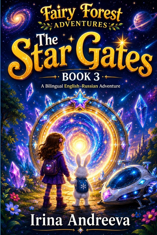Fairy Forest Adventures The Star Gates BOOK 3: A Bilingual English-Bussian Adventure for Ages 5-8 cover