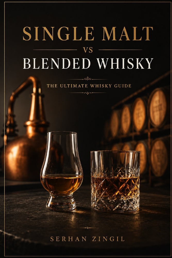 SINGLE MALT vs BLENDED WHISKY - THE ULTIMATE WHISKY GUIDE: Discover the History, Production, Flavor Profiles, Tasting Techniques, Food Pairings, and H cover