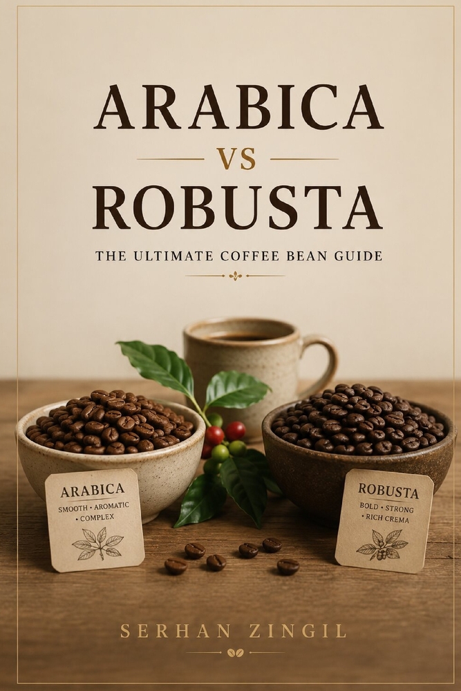 ARABICA vs ROBUSTA - THE ULTIMATE COFFEE BEAN GUIDE: Discover the Origins, Cultivation, Processing Methods, Flavor Profiles, Brewing Techniques, and H cover