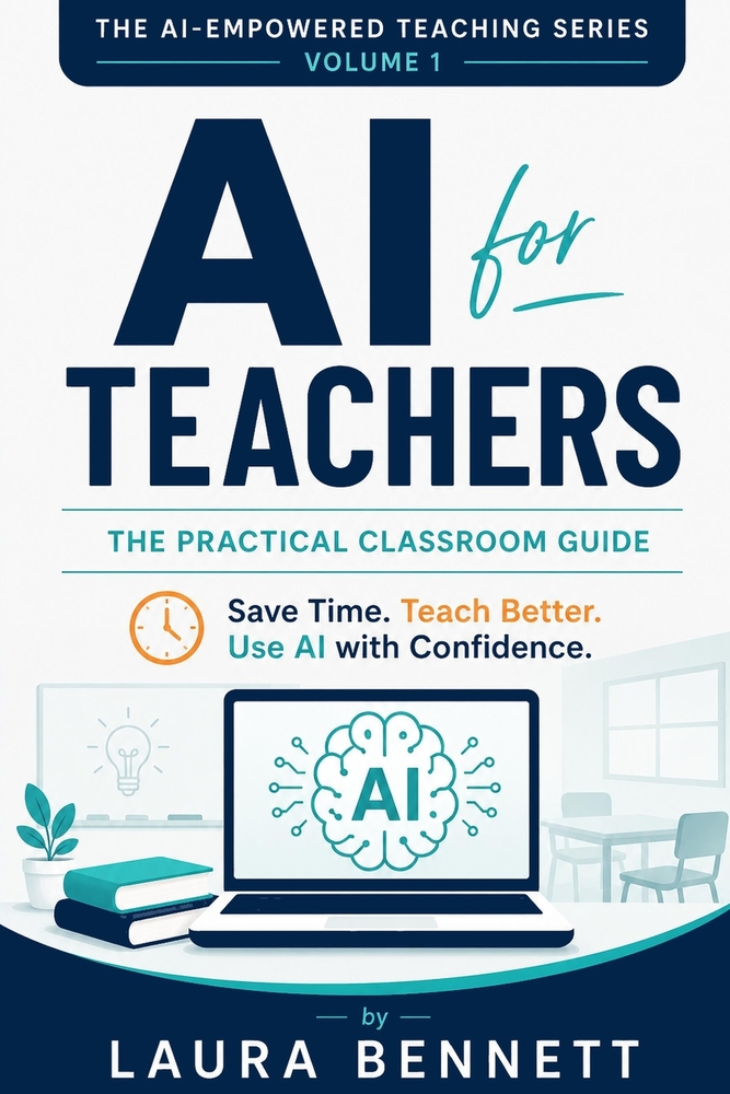 AI for Teachers: The Practical Classroom Guide: How to Save Time, Create Better Lessons, and Use Artificial Intelligence with Confidence cover