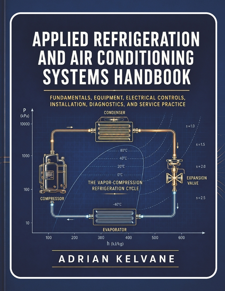 Applied Refrigeration and Air Conditioning Systems Handbook: Fundamentals, Equipment, Electrical Controls, Installation, Diagnostics, and Service Prac cover
