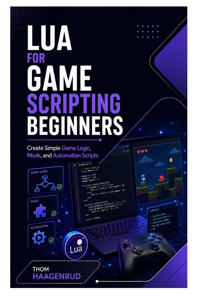 Lua for Game Scripting Beginners: Create Simple Game Logic, Mods, and Automation Scripts cover