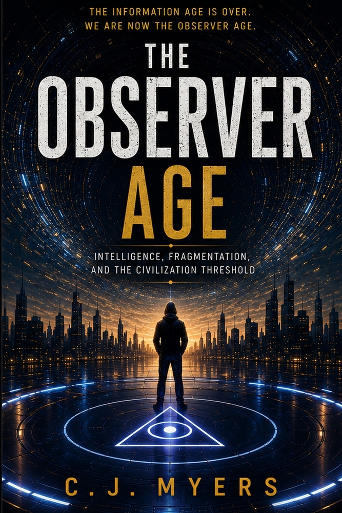 The Observer Age: Intelligence, Fragmentation, and the Civilization Threshold cover