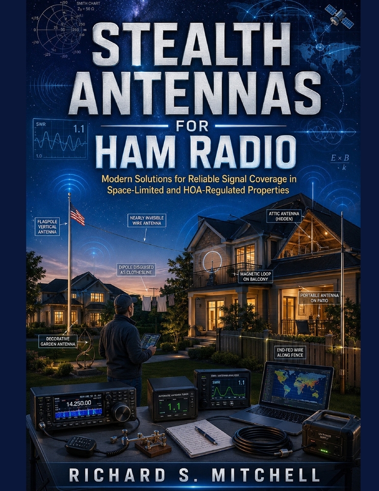 Stealth Antennas for Ham Radio: Modern Solutions for Reliable Signal Coverage in Space-Limited and HOA-Regulated Properties cover