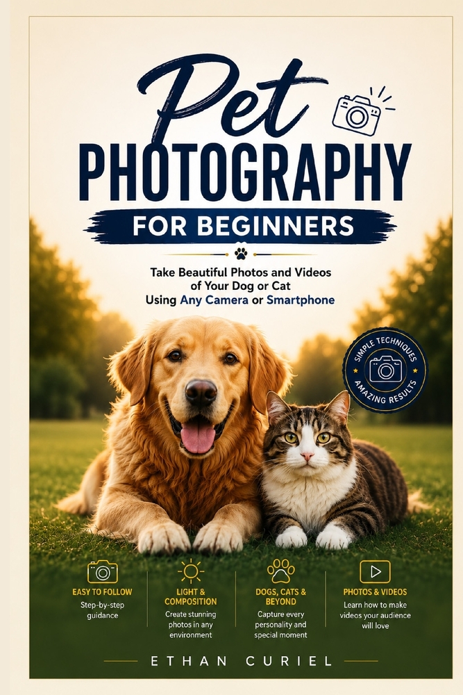 Pet Photography for Beginners: Take Beautiful Photos and Videos of Your Dog or Cat Using Any Camera or Smartphone cover