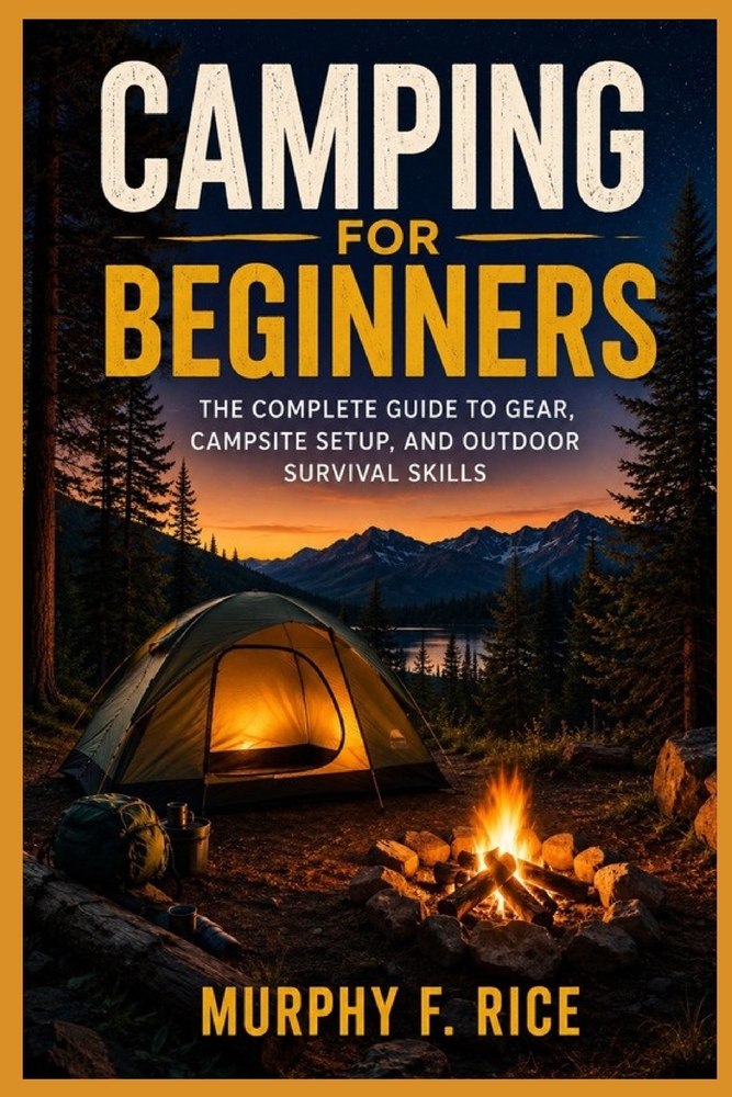 Camping For Beginners: The Complete Guide to Gear, Campsite Setup, and Outdoor Survival Skills cover