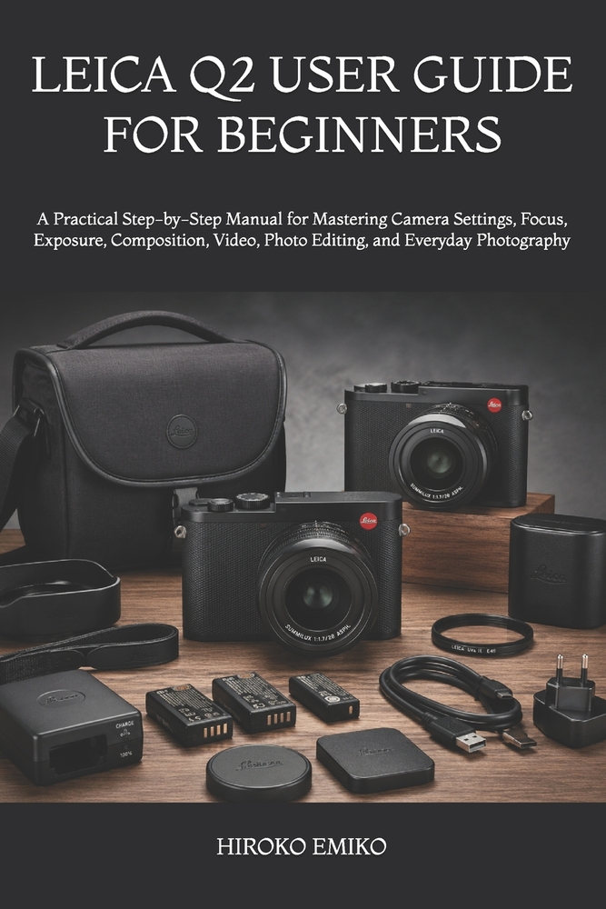 Leica Q2 User Guide for Beginners: A Practical Step-by-Step Manual for Mastering Camera Settings, Focus, Exposure, Composition, Video, Photo Editing, cover