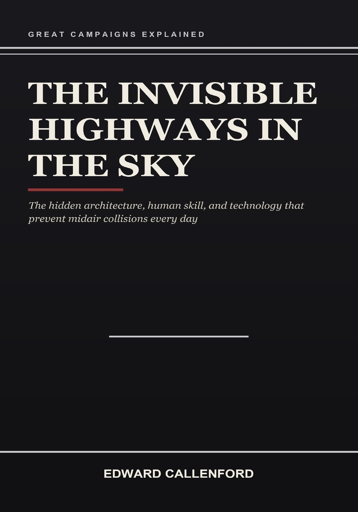 The Invisible Highways in the Sky: The Hidden Architecture, Human Skill, and Technology That Keep Thousands of Planes Apart cover