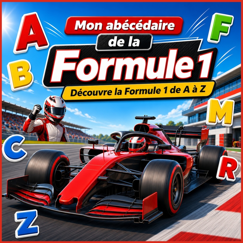 Mon abécédaire de la Formule 1: Découvre les pilotes, les voitures et la course automobile de A à Z cover