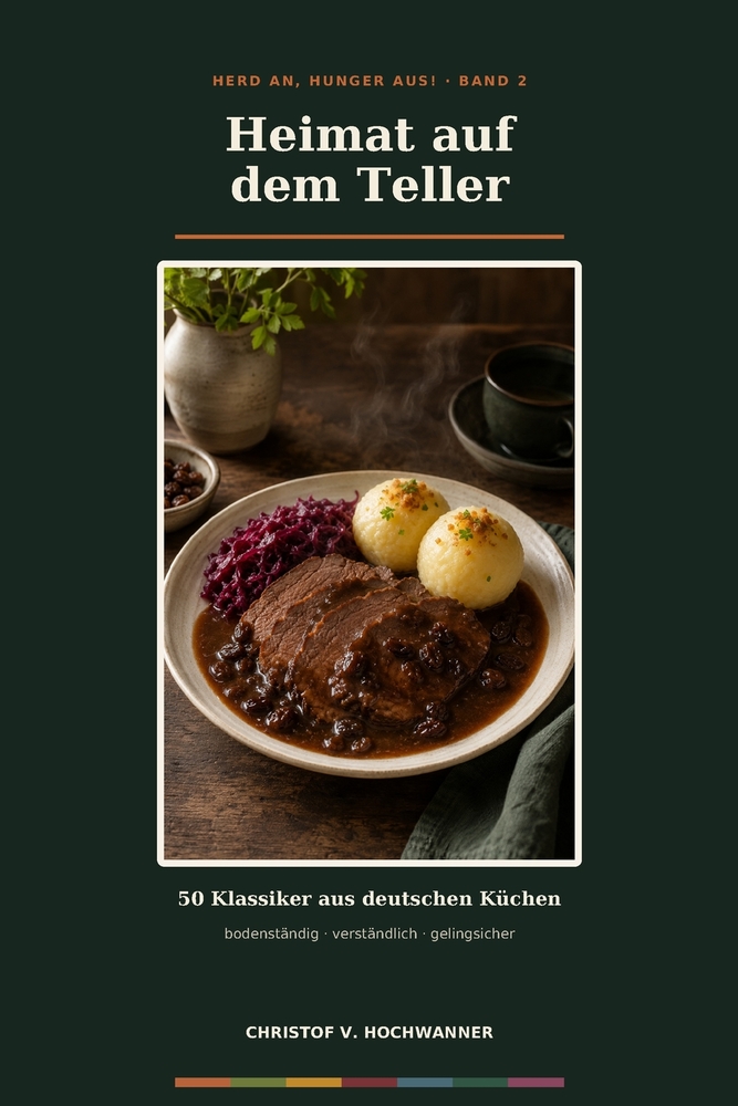 Herd an, Hunger aus! - Heimat auf dem Teller: 50 Klassiker aus deutschen Küchen - bodenständig, verständlich und gelingsicher cover