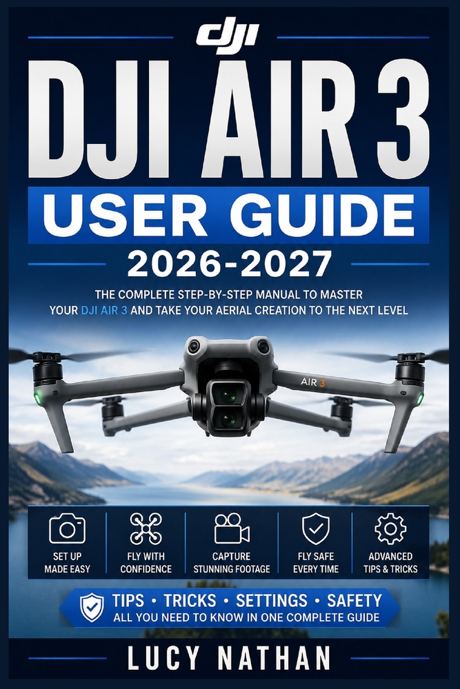 Dji Air 3 User Guide 2026-2027: The Definitive Pilot's Companion for Aerial Cinematography, Dual Camera Operations, and Autonomous Flight Mastery cover