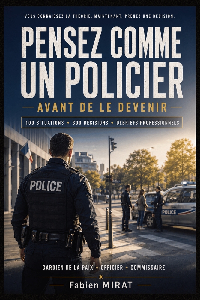 PENSEZ COMME UN POLICIER - Avant de le devenir: 100 situations professionnelles pour tester vos décisions, développer les bons réflexes et réussir l'o cover