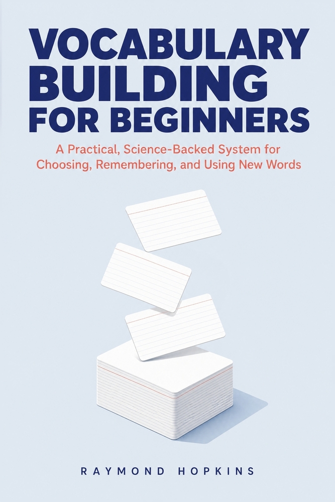 Vocabulary Building for Beginners: A Practical, Science-Backed System for Choosing, Remembering, and Using New Words cover