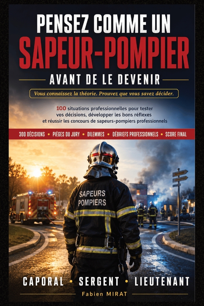 Pensez comme un Sapeur-Pompier: Avant de le devenir: 100 situations professionnelles et 300 mises en situation pour préparer l'oral du concours de sap cover