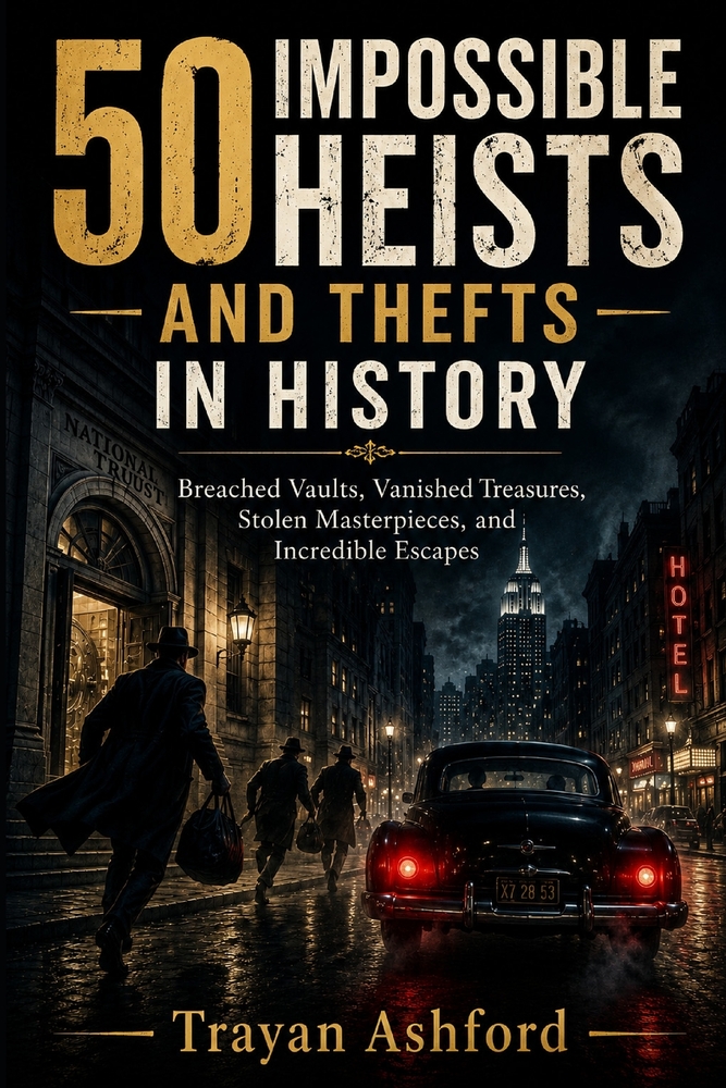 50 Impossible Heists and Thefts in History: Breached Vaults, Vanished Treasures, Stolen Masterpieces, and Incredible Escapes cover