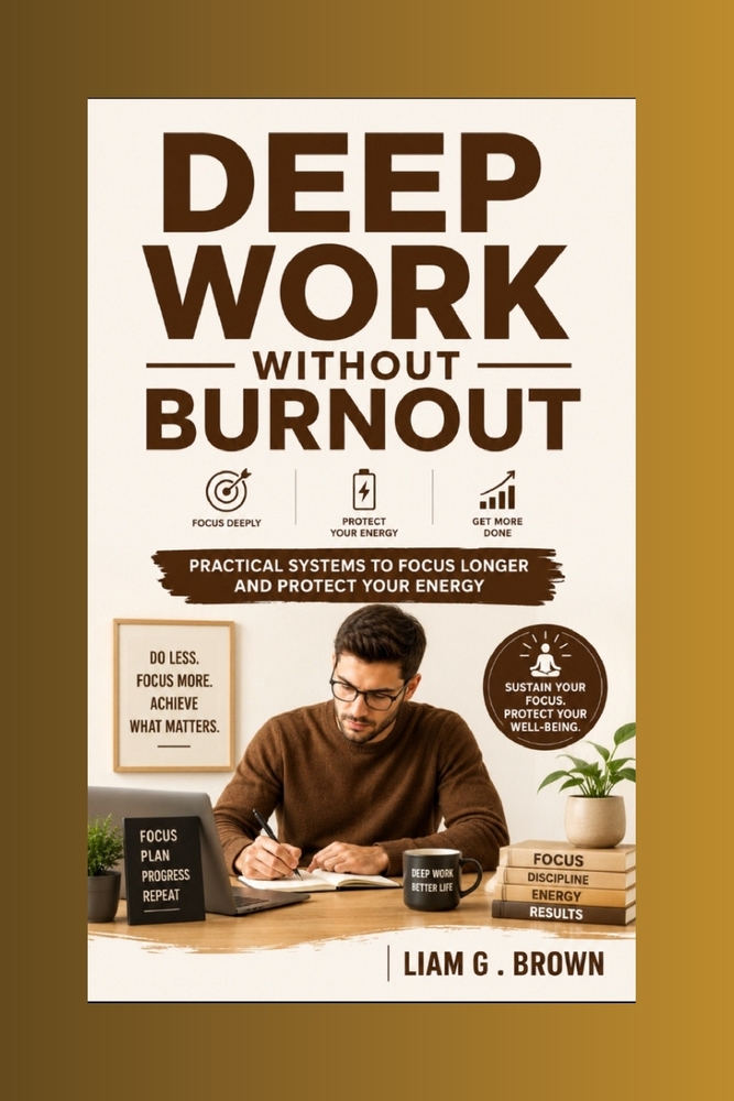Deep Work Without Burnout: Practical Systems to Focus Longer and Protect Your Energy cover