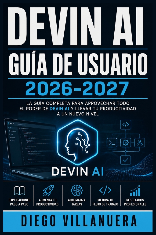 Devin AI Guía de Usuario 2026-2027: Aprende a Automatizar Tareas de Programación, Acelerar Proyectos y Maximizar tu Productividad como Desarrollador cover