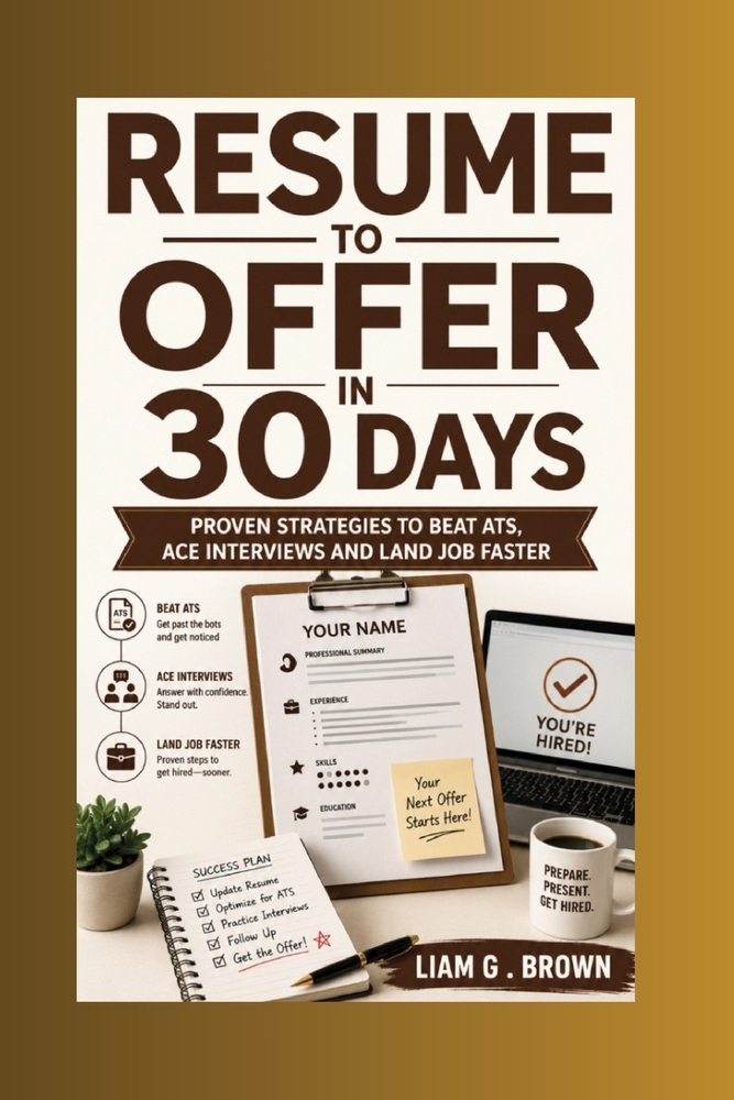 Resume to offer in 30 Days: Proven Strategies to Beat ATS, Ace Interviews and Land Job Faster cover