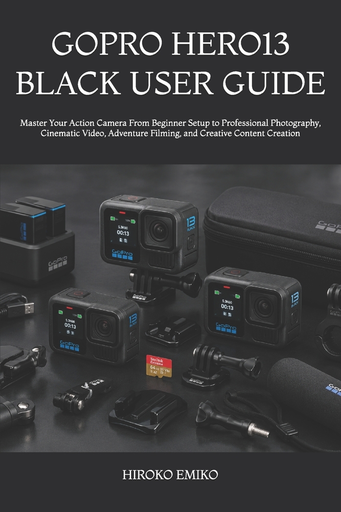 Gopro Hero13 Black User Guide: Master Your Action Camera From Beginner Setup to Professional Photography, Cinematic Video, Adventure Filming, and Crea cover