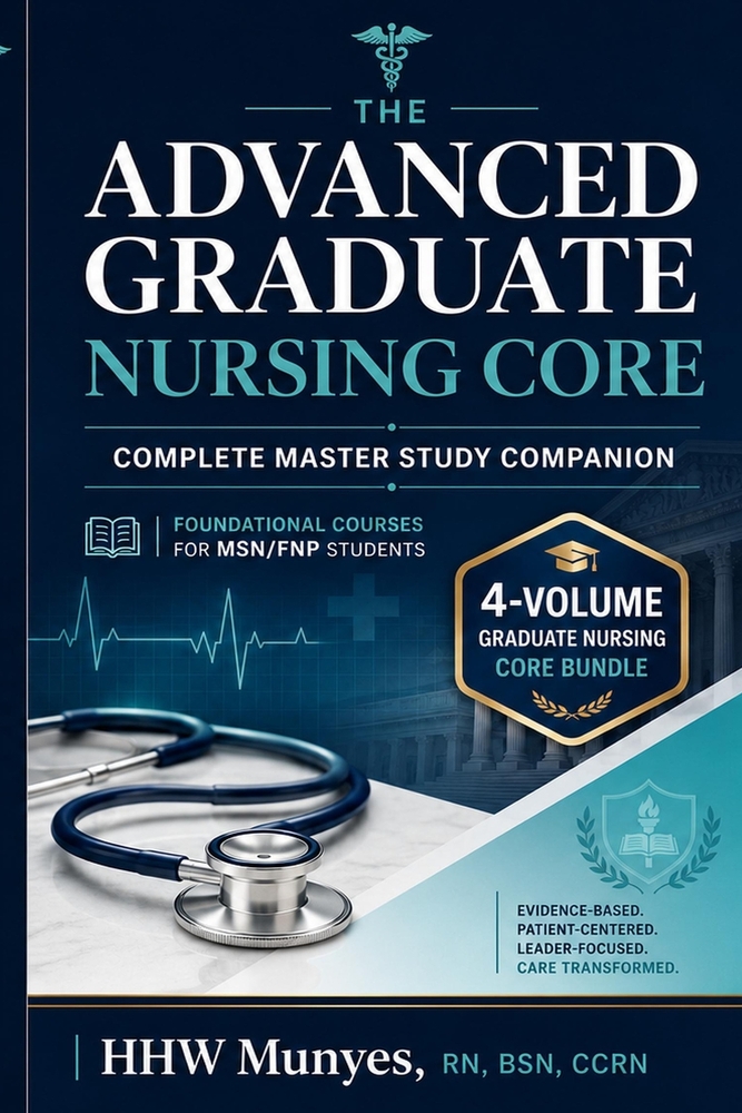 The Advanced Graduate Nursing Core: Complete Master Study Companion cover