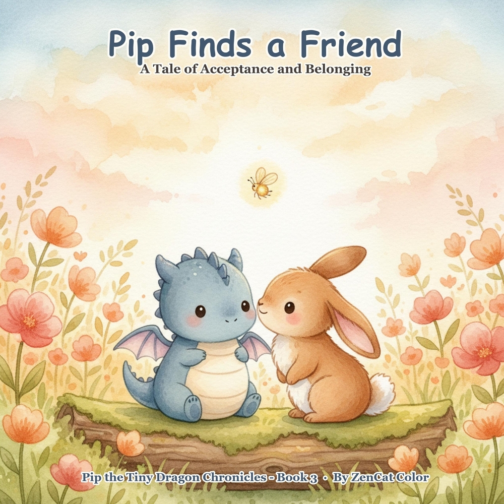 Pip Finds a Friend: A Story of Acceptance and Belonging: Pip the Tiny Dragon Chronicles #3 cover