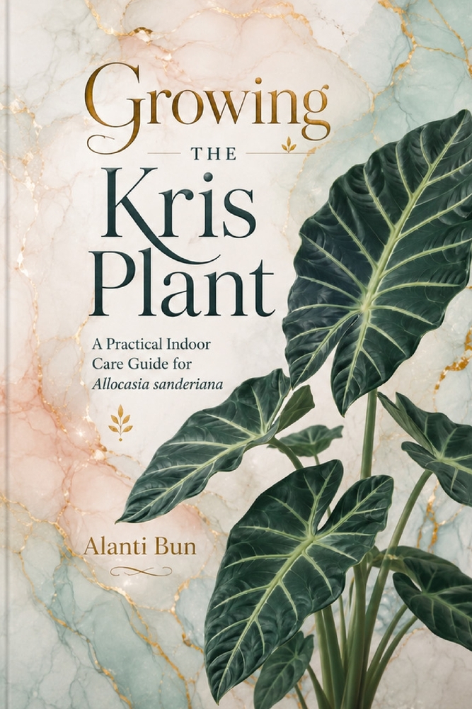Growing the Kris Plant: A Practical Indoor Care Guide for Alocasia sanderiana cover