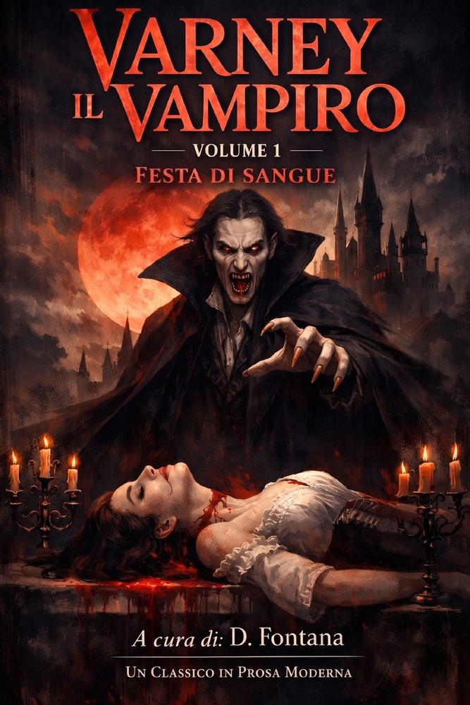 Varney il Vampiro - Festa di Sangue Volume 1: Ed, Integrale in Prosa Moderna cover