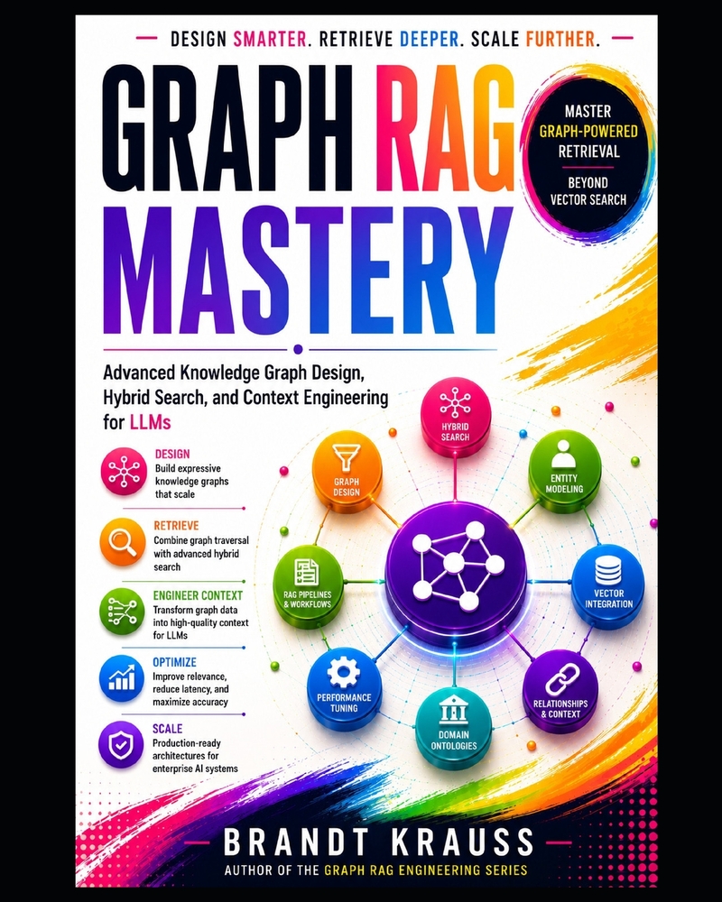 Graph RAG Mastery: Advanced Knowledge Graph Design, Hybrid Search, and Context Engineering for LLMs cover
