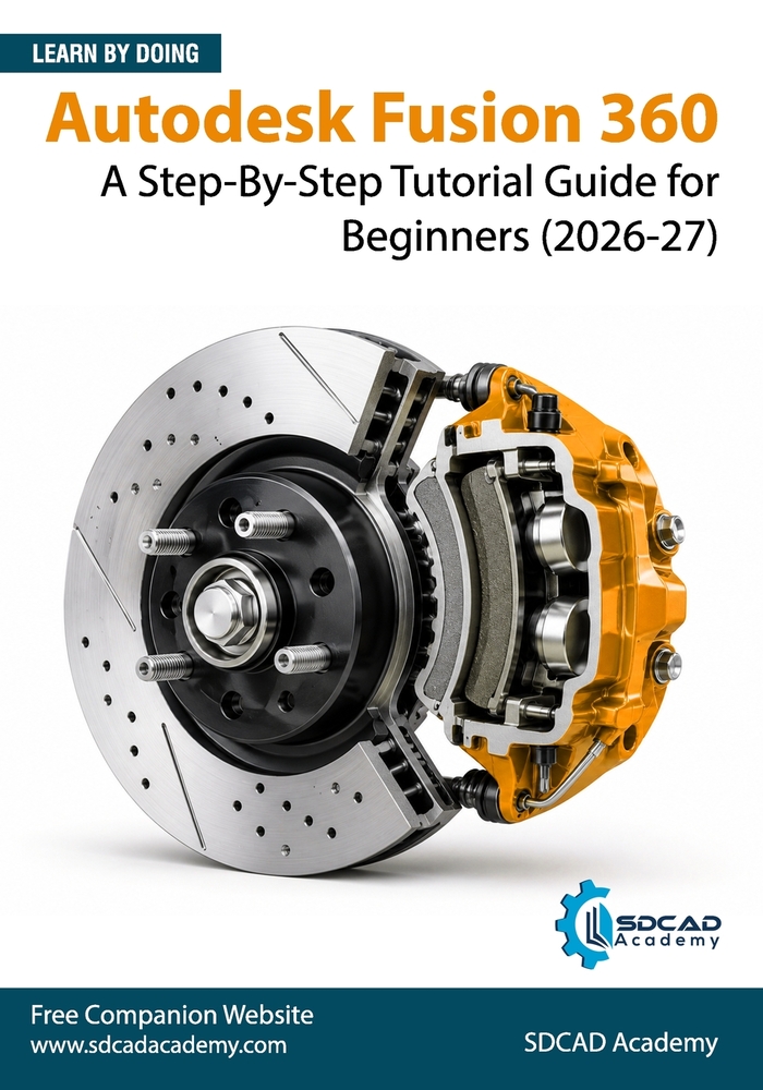 Autodesk Fusion 360: A Step-By-Step Tutorial Guide for Beginners (2026-27) cover