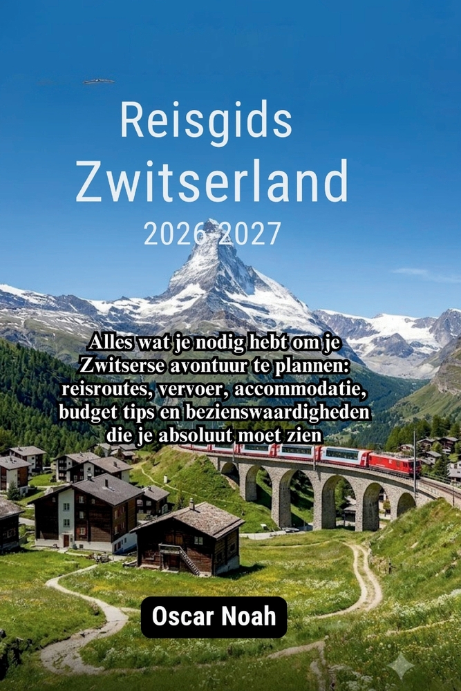 Reisgids Zwitserland 2026-2027: Alles wat je nodig hebt om je Zwitserse avontuur te plannen: reisroutes, vervoer, accommodatie, budget tips en beziens cover