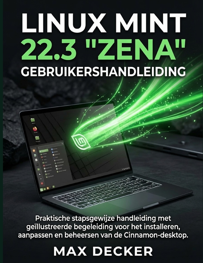 Linux Mint 22.3 "Zena" Gebruikershandleiding: Praktische stapsgewijze handleiding met geïllustreerde begeleiding voor het installeren, aanpassen en be cover