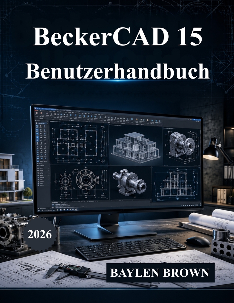 BeckerCAD 15 Benutzerhandbuch: Das ultimative Handbuch für Architektur, CAD-Design, 3D-Modellierung und Konstruktionstechnik (mit Abbildungen) cover