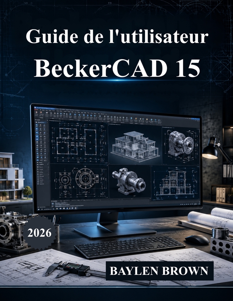 Guide de l'utilisateur BeckerCAD 15: Le manuel ultime d'architecture, de conception CAO, de modélisation 3D et de conception technique (avec images) cover