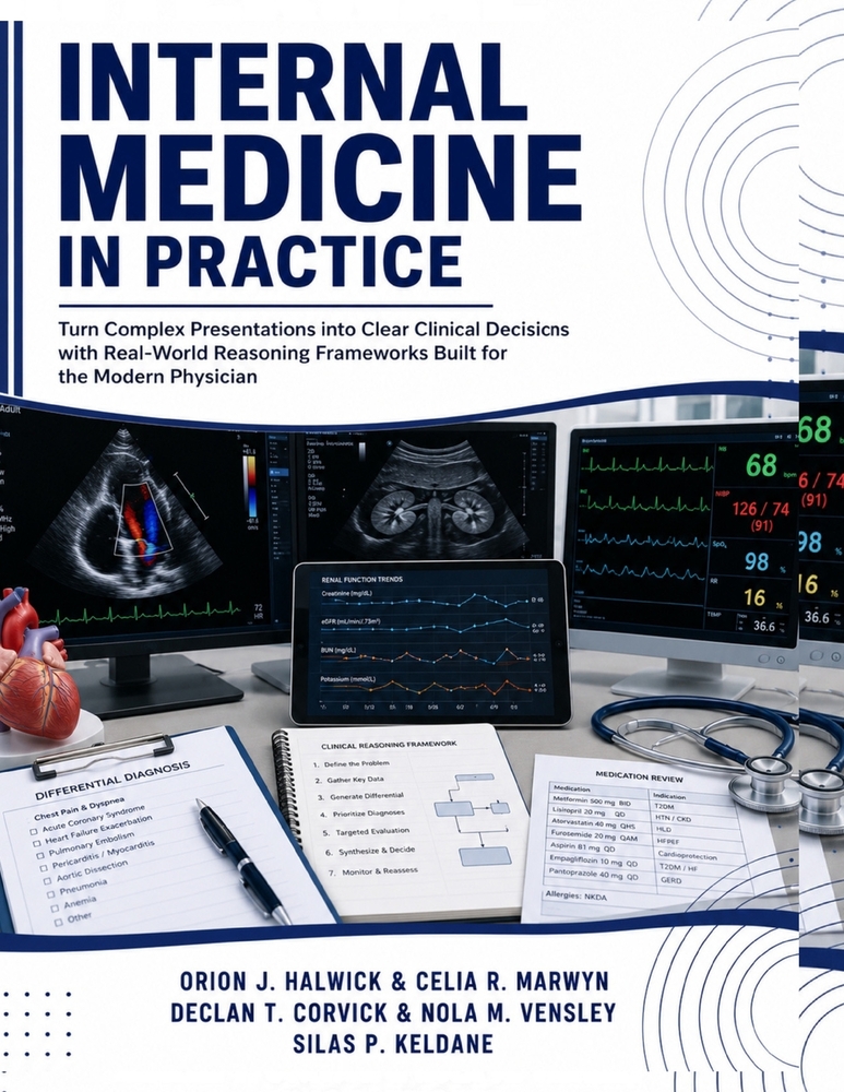 Internal Medicine in Practice: Turn Complex Presentations into Clear Clinical Decisions with Real-World Reasoning Frameworks Built for the Modern Phys cover