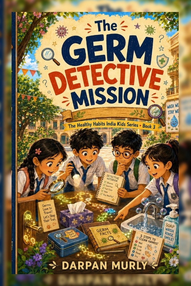 The Germ Detective Mission: A Healthy Habits Adventure About Hygiene, Kindness and Smart Prevention cover