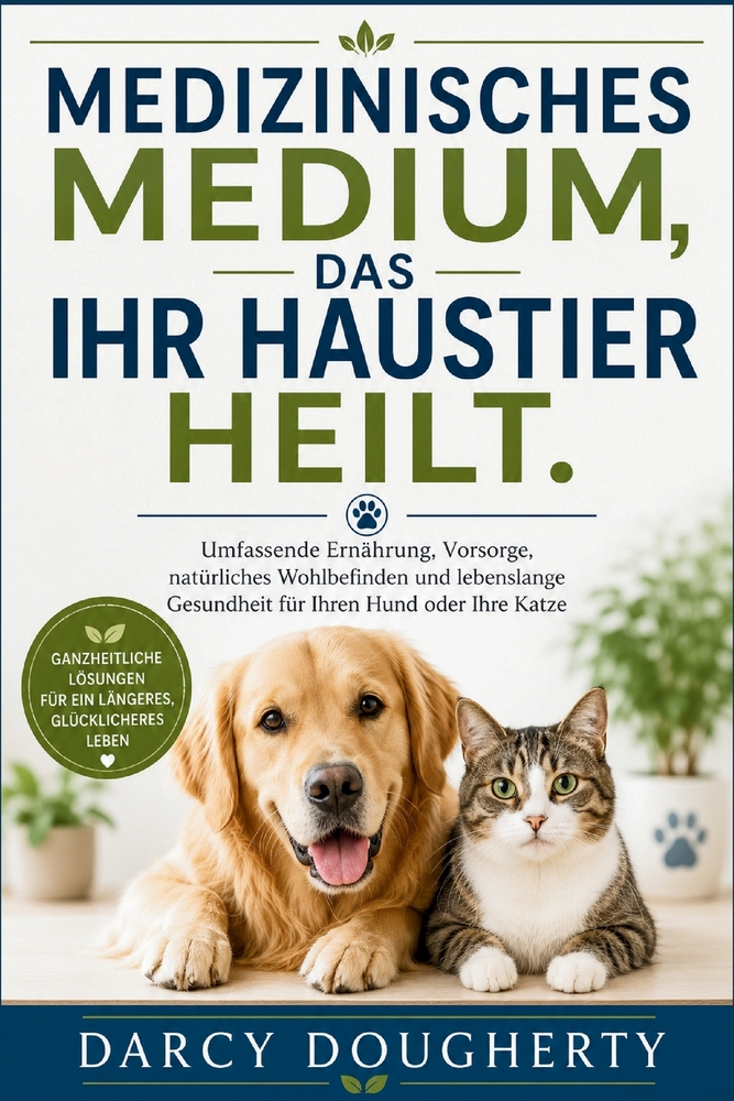 Medizinisches Medium, Das Ihr Haustier Heilt.: Umfassende Ernährung, Vorsorge, natürliches Wohlbefinden und lebenslange Gesundheit für Ihren Hund oder cover