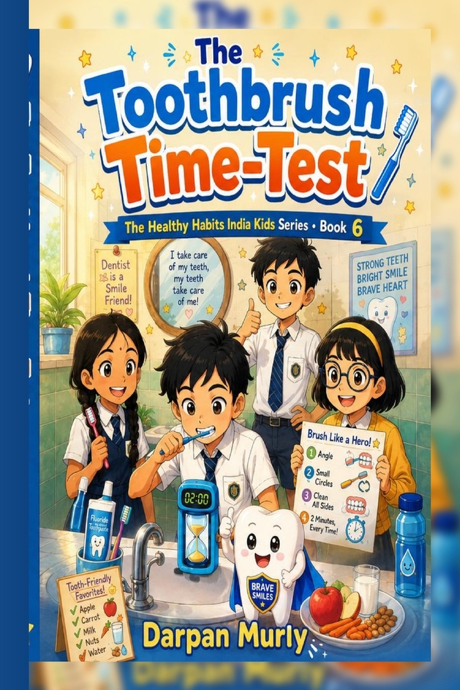 The Toothbrush Time-Test: A Healthy Habits Adventure About Strong Teeth, Smart Routines and Brave Dental Visits cover