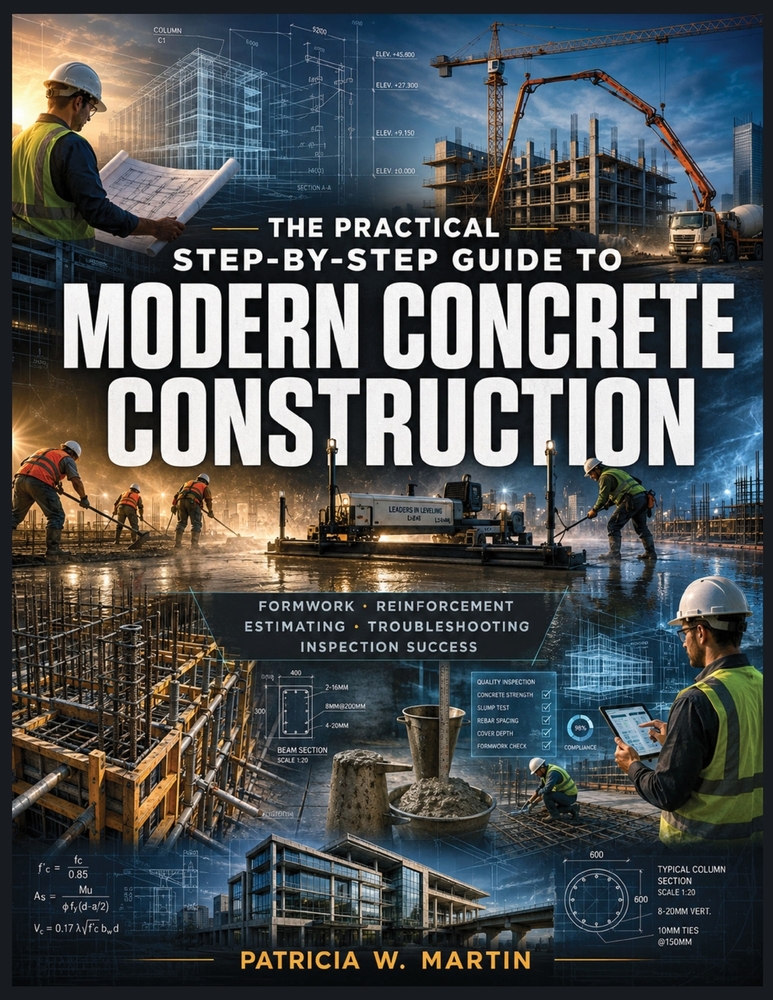 Modern Concrete Construction: The Practical Step-by-Step Guide to, Formwork, Reinforcement, Estimating, Troubleshooting & Inspection Success cover