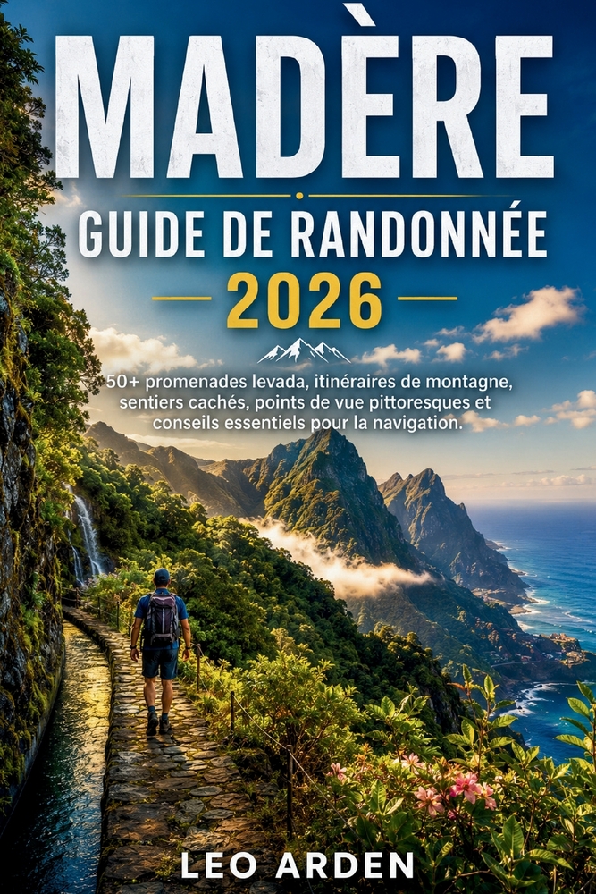 Madère Guide de Randonnée 2026: 50+ promenades levada, itinéraires de montagne, sentiers cachés, points de vue pittoresques et conseils essentiels pou cover