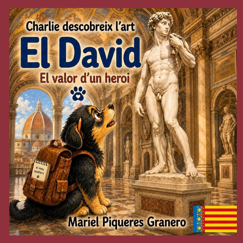 El David. El valor d'un heroi: Col-lecció Charlie descobreix l'art. 5-8 anys cover