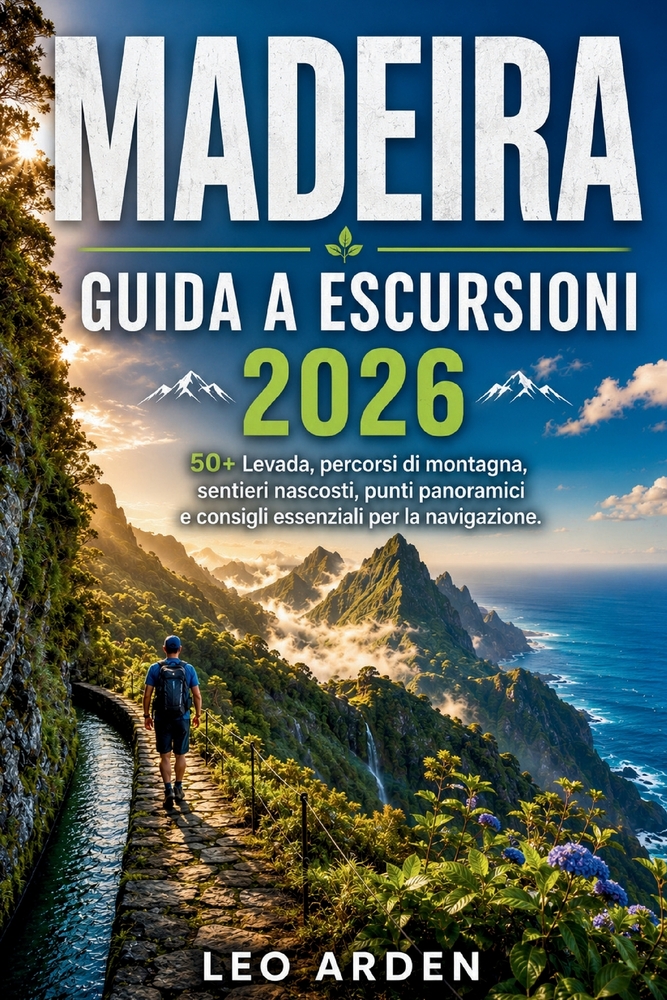 Madeira Guida a Escursioni 2026: 50+ Levada, percorsi di montagna, sentieri nascosti, punti panoramici e consigli essenziali per la navigazione. cover