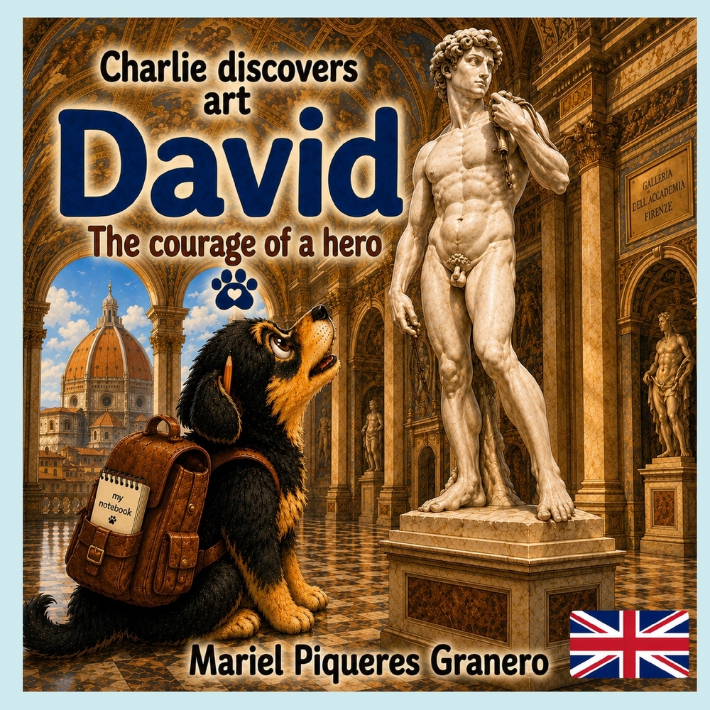 Il David. The courage of a hero: Collection: Charlie Discovers Art cover