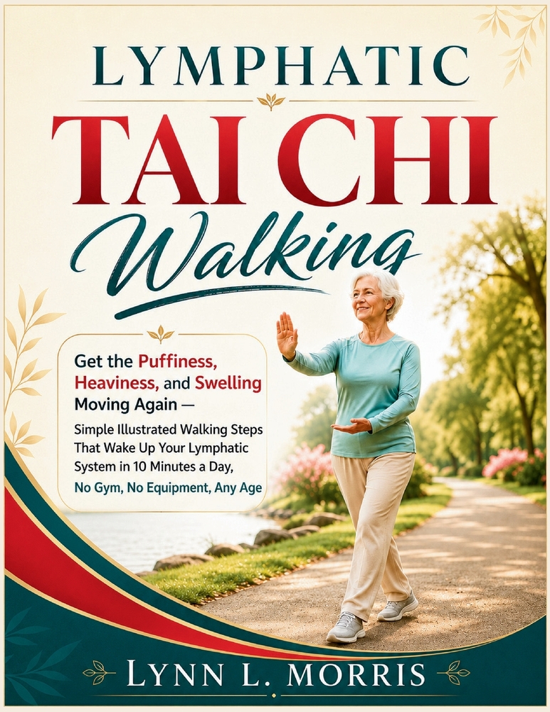 Lymphatic Tai Chi Walking: Get the Puffiness, Heaviness, and Swelling Moving Again - Simple Illustrated Walking Steps That Wake Up Your Lymphatic Syst cover