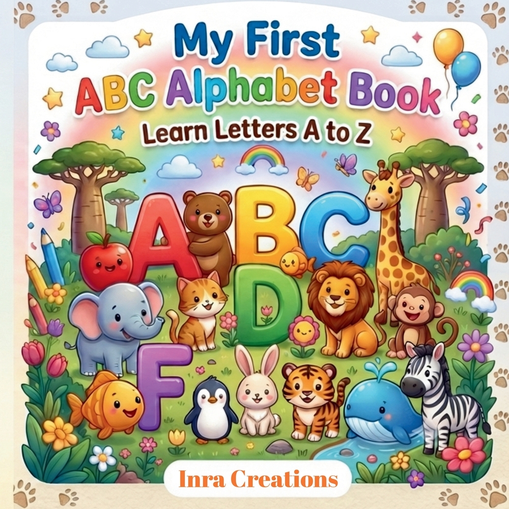 My First ABC Alphabet Book: Educational ABC Alphabet Book With Illustrations For Pre-School Children, Age 2 to 5 cover