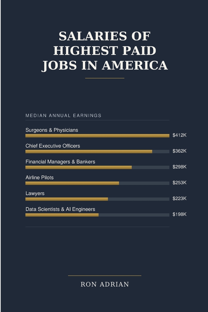 Salaries of Highest Paid Jobs in America cover