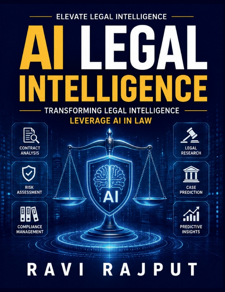 AI Legal Intelligence: Machine Learning Law Case Intelligence AI Compliance Automation AI Legal AI Solutions AI Legal Intelligence Law Automation Fram cover
