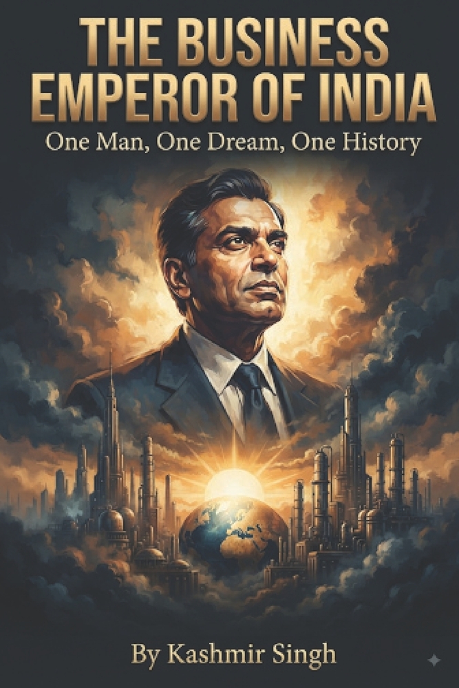 The Business Emperor of India: DHIRUBHAI AMBANI: One Man, One Dream, One History cover